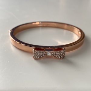 Ready Set Bow Pave Bow Bangle bracelet